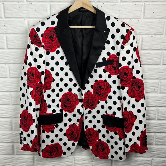 Angelino Other - ANGELINO MENS FLORAL DINNER JACKET SIZE 40
